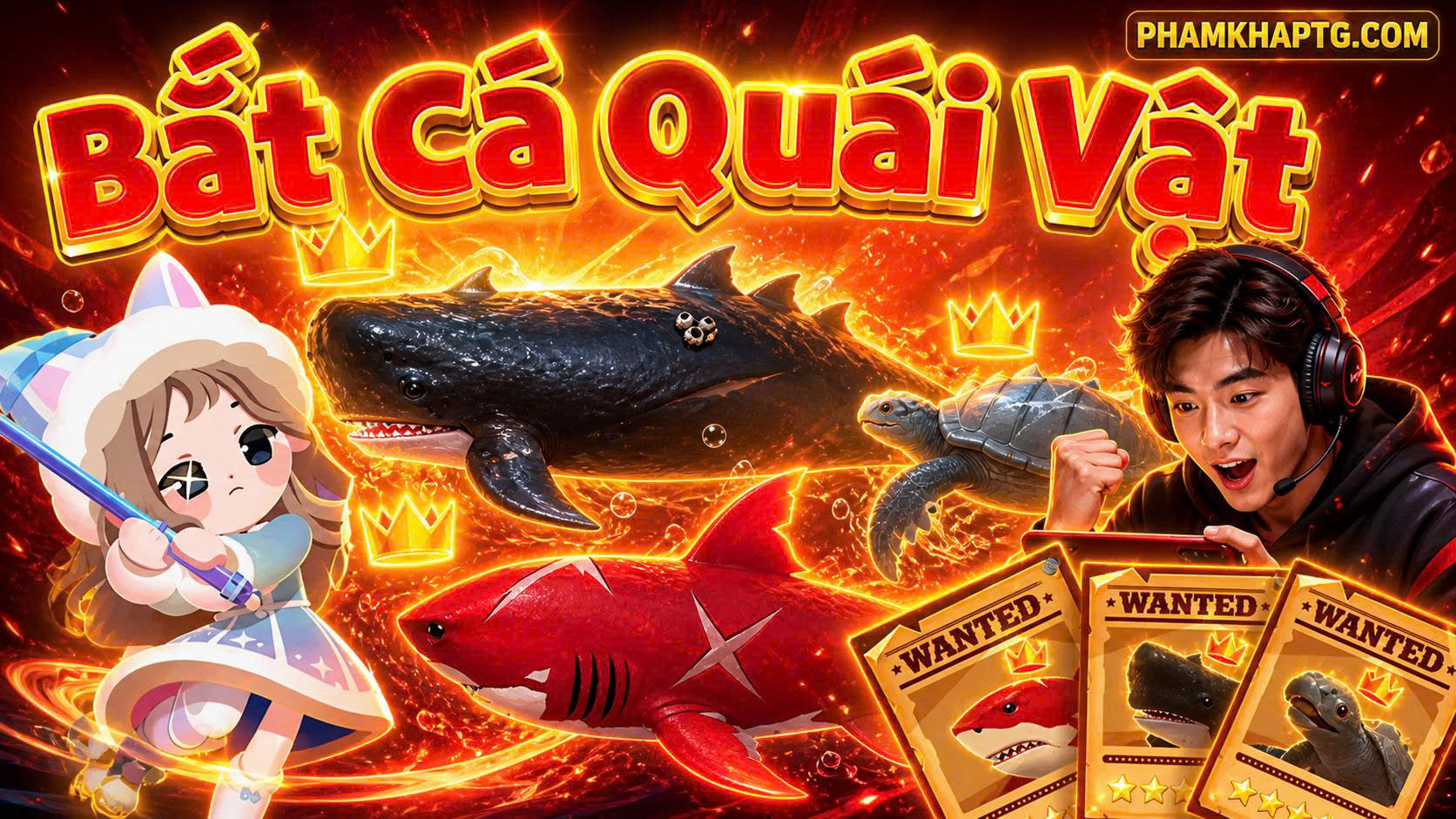 Cày Cá Quái Vật Bóng 6